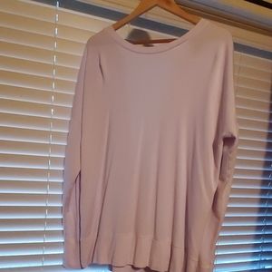 Lavender casual open back Athleta sweater